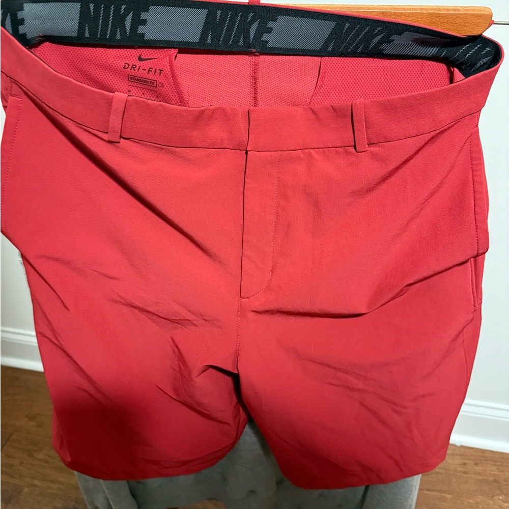 Nike Men's Athletic Red Shorts